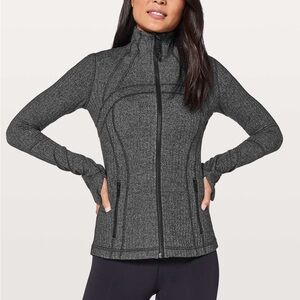 Lululemon Define Jacket Heathered Herringbone Heathered Black Black